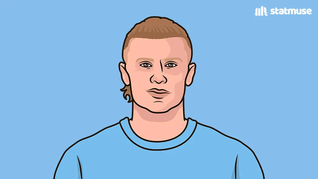 v站体育-哈兰德本赛季英超已贡献7次助攻，距离个人最好成绩仅差1次